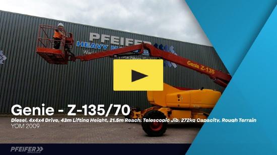Genie Z135/70 Diesel, 4x4x4 Drive, 43m Lifting Height, 2