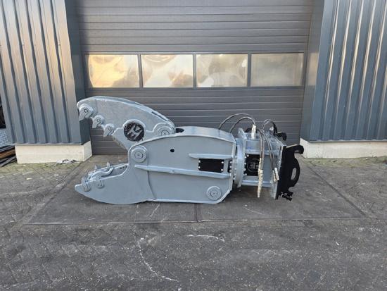 concrete crusher rotating pulverizer