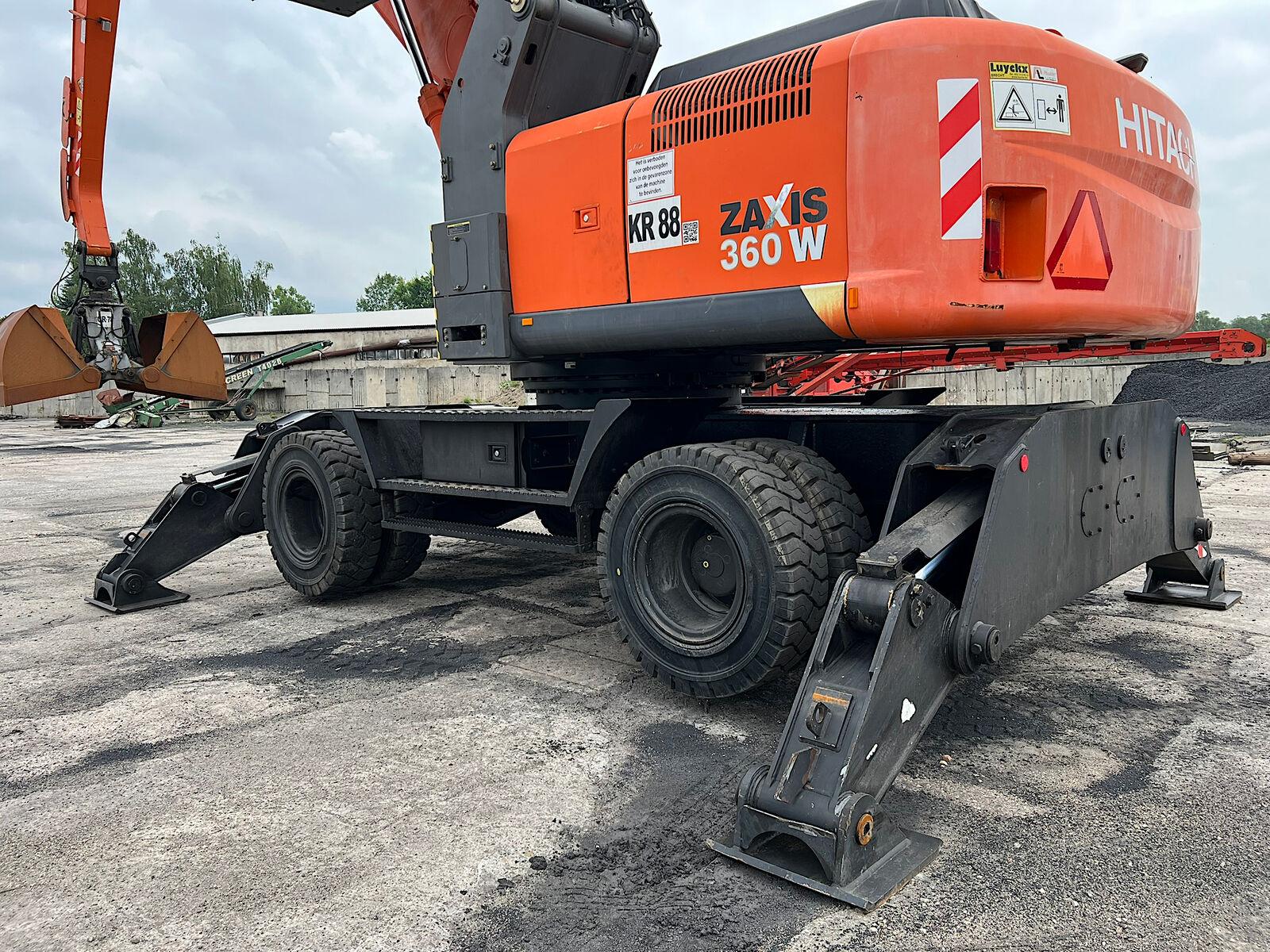 Hitachi ZX360 W-3 Material Handler buy used in Lesser Poland