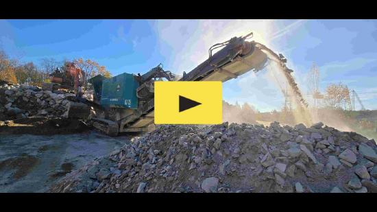 Powerscreen Premiertrak 400 jaw crusher