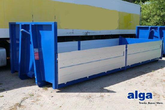 alga, Abrollcontainer, Pritsche, 13m³, Bordwände