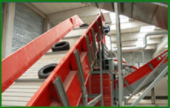 Tire Processing Installation / Shreder