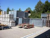 Kerscher BAUZAUN Set 3,5x2,0m Elemente verzinkt