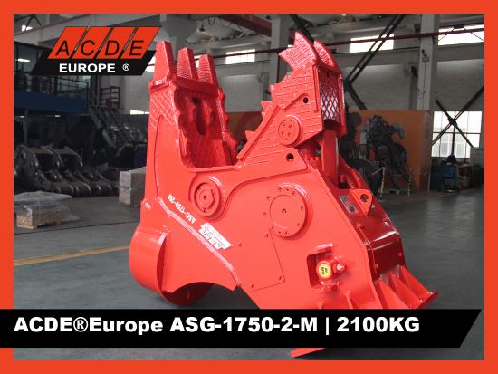 ACDE ®Europe ASC-1750-2-M-AC09 | 2100 kg | 18 - 24 t |Starrer Pulverisierer mit Magnet | NEU!!!