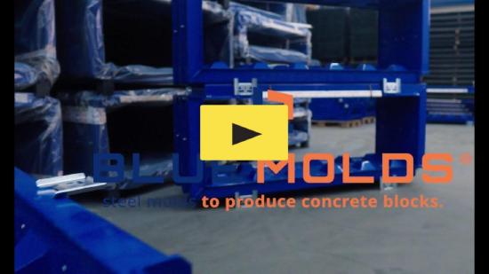 Blue Molds 1600-800-800 beton block mould