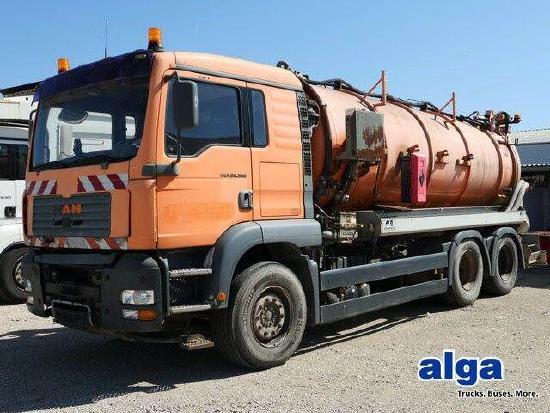 MAN 26.360 FDLC 6x4, Saug- u. Spülaufbau, 14m³