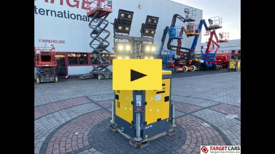Atlas Copco QLB60 Tower Light 4x350W Led w/generator