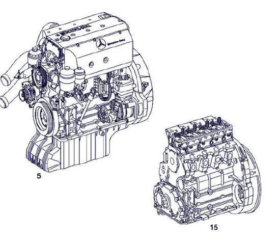 Motor Completo Mercedes-Benz ATEGO 815 K