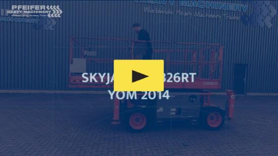 Skyjack SJ6826 Diesel, 4x4 Drive, 10m Working Height, 567k