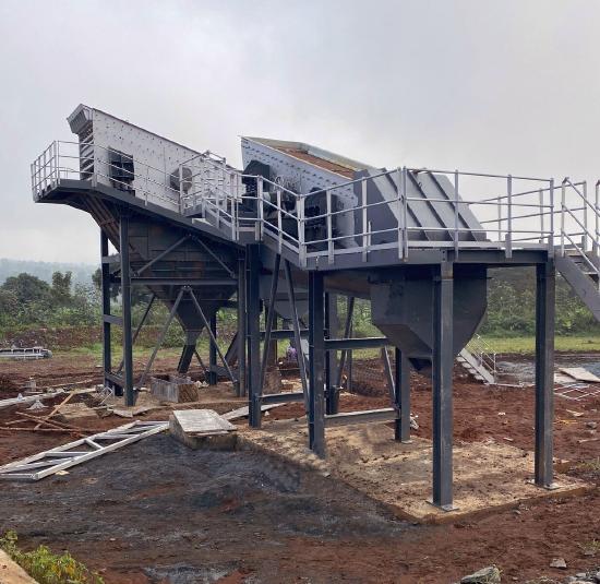 2400x6000mm 4 decks inclined vibrating screen