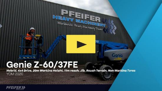Genie Z60/37FE Guarantee! Hybrid, 4x4 Drive, 20m Working
