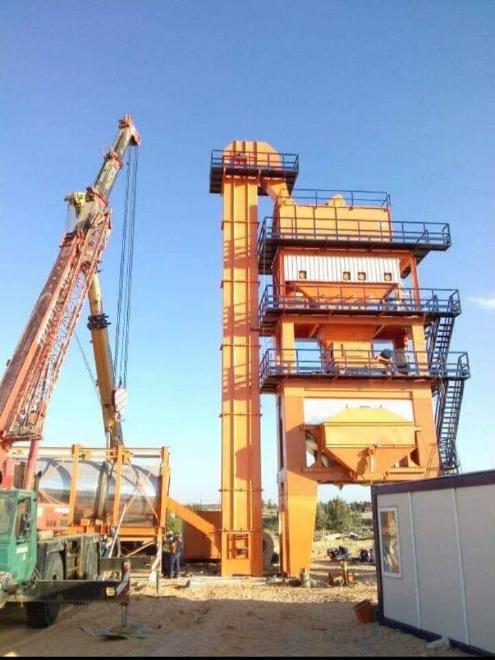 240 Tons per hour batch type tower aphalt plant