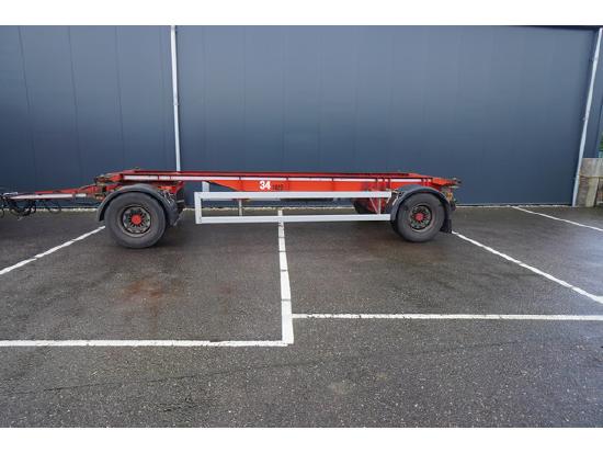 GS Meppel 2 AXLE 20FT CONTAINER TRANSPORT TRAILER