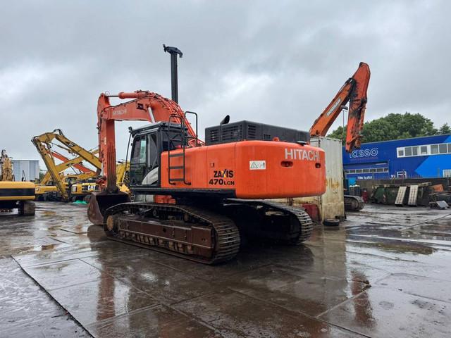 キリンゴ Hitachi ZX 470 LCH-3 Kettenbagger 48to LW70% gut OQ80 for
