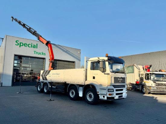 MAN TGS 41.480 8x4 BB + Palfinger PK29002 E