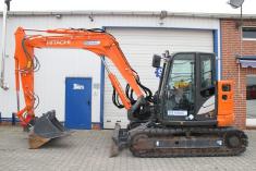 Hitachi ZX 85 USB-5 + Lehnh. SW + Schild