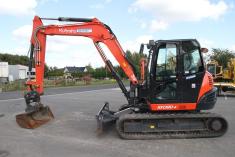 Kubota KX 080 -4 + Powertilt + starre GS - 8.270 kg