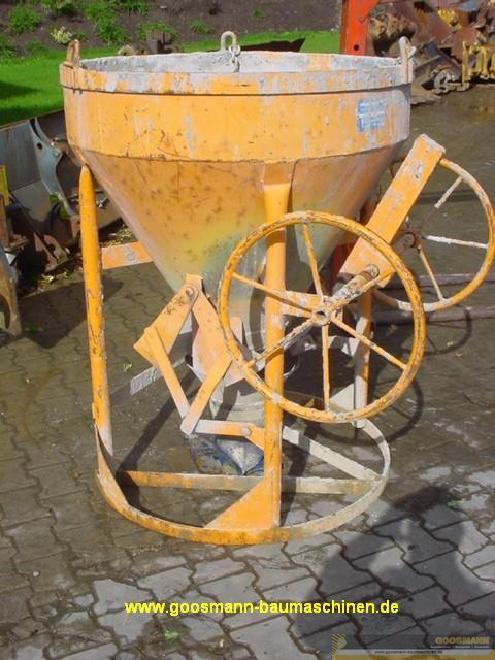 Betonkübel für Baustellenkran