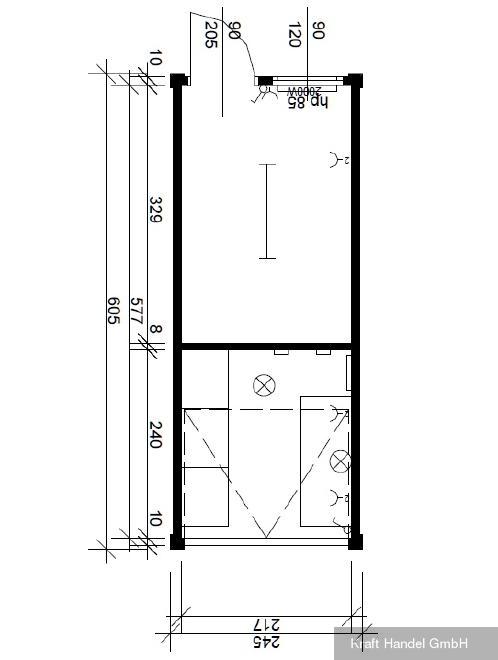 Kraft Büro- und Materialcontainer 2 in 1,