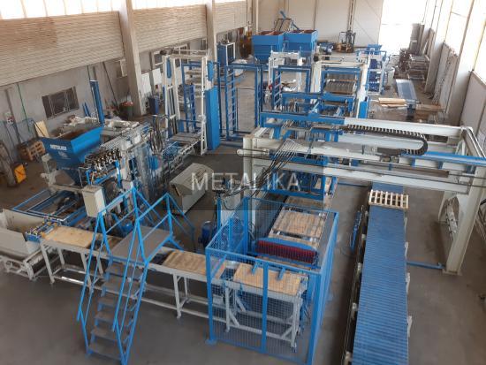 METALIKA Automatic manufacturing line for blocks, pavers, curbs